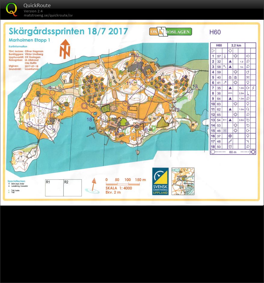 Skärgårdssprinten E1 (18.07.2017)