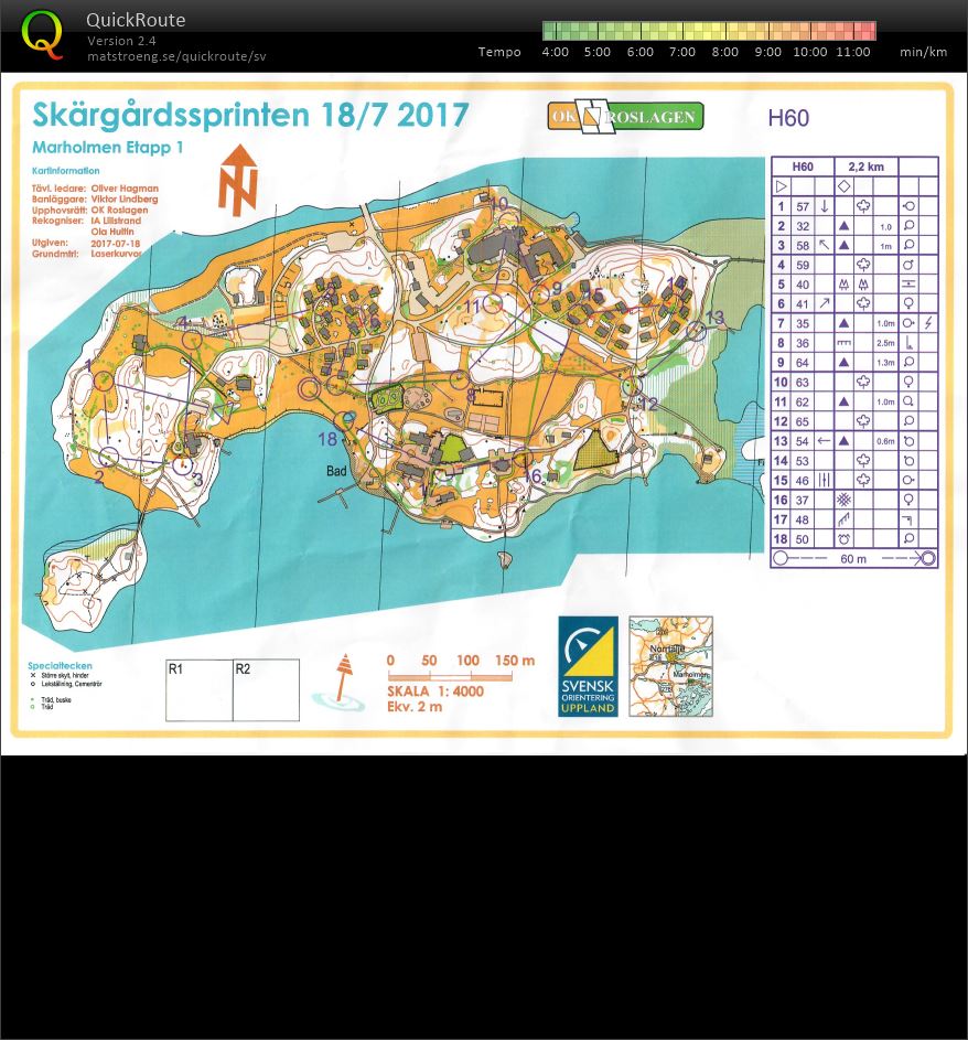 Skärgårdssprinten E1 (18/07/2017)
