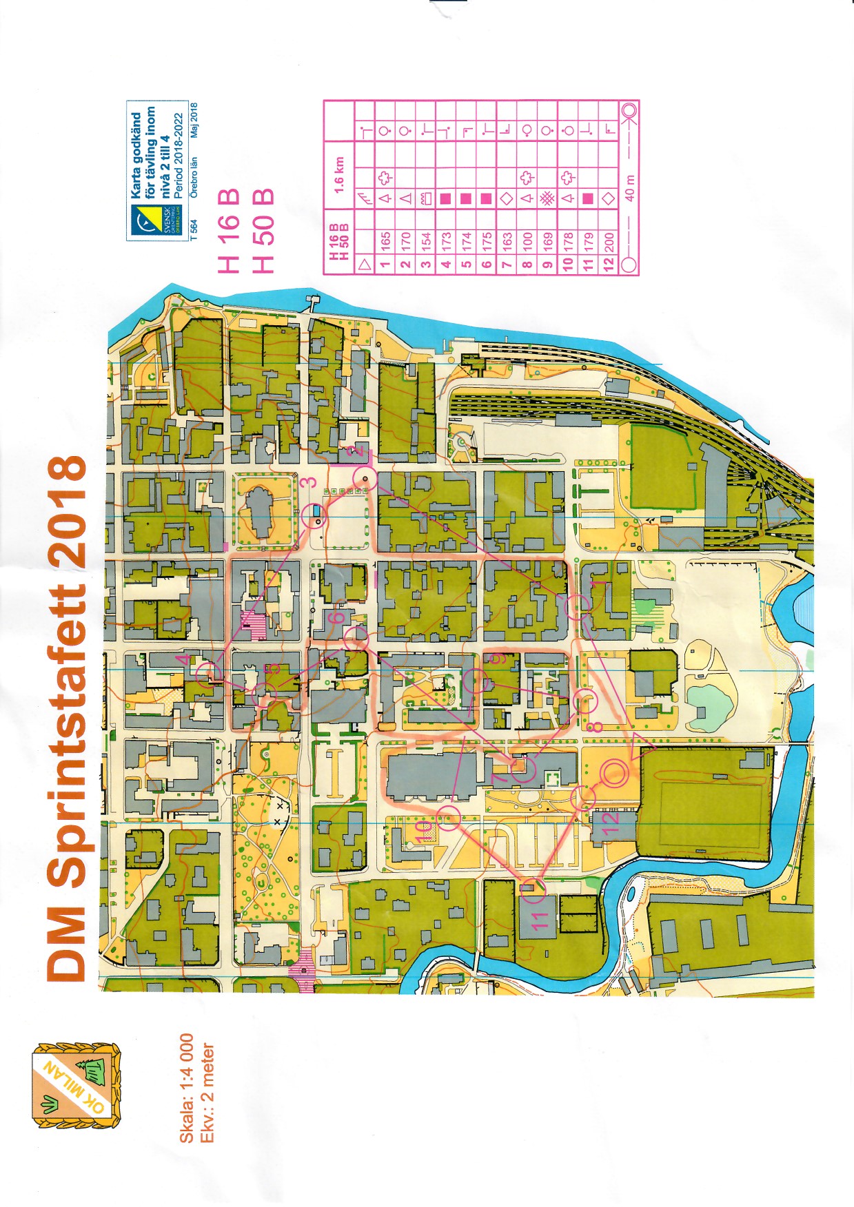 DM Sprintstafett, Örebro (10-06-2018)