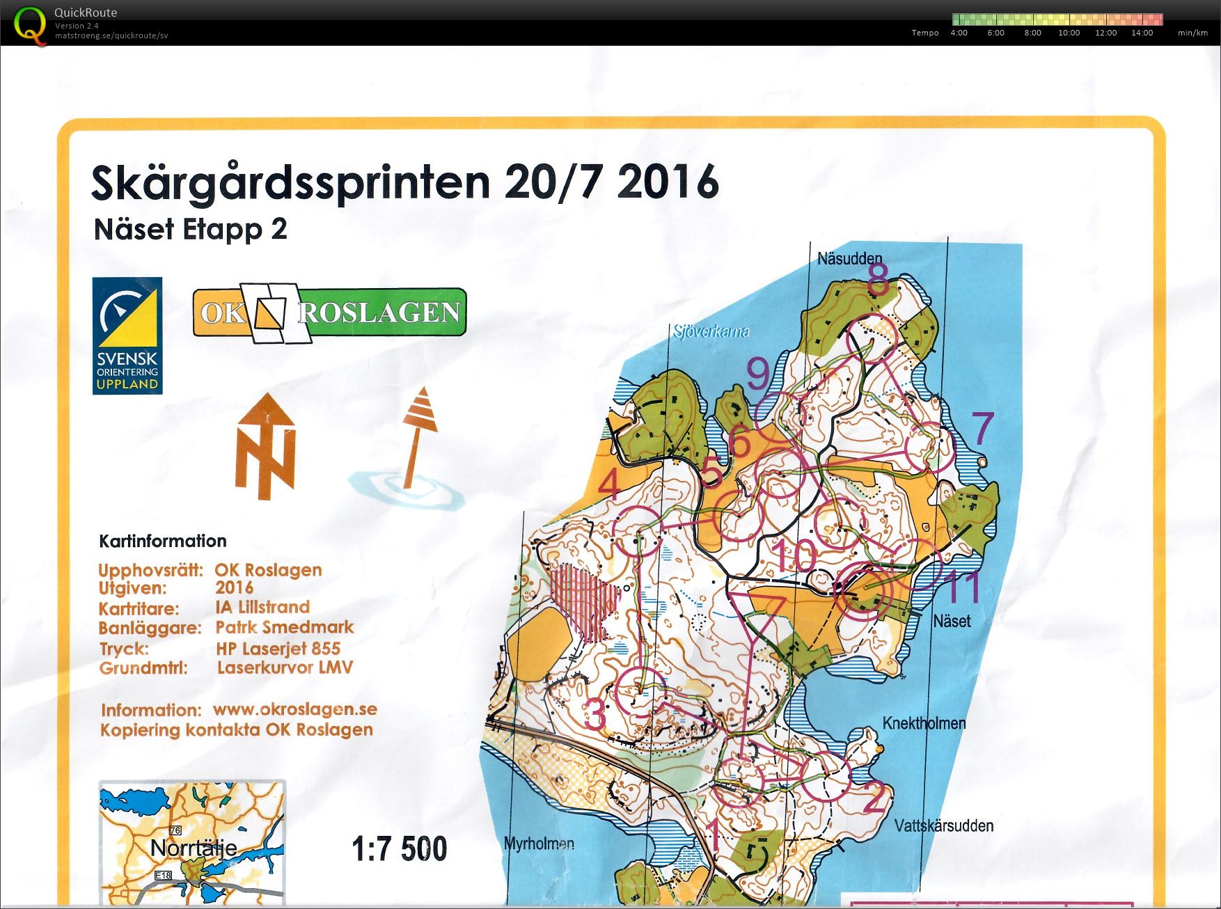 Skärgårdssprinten E2 (2016-07-20)