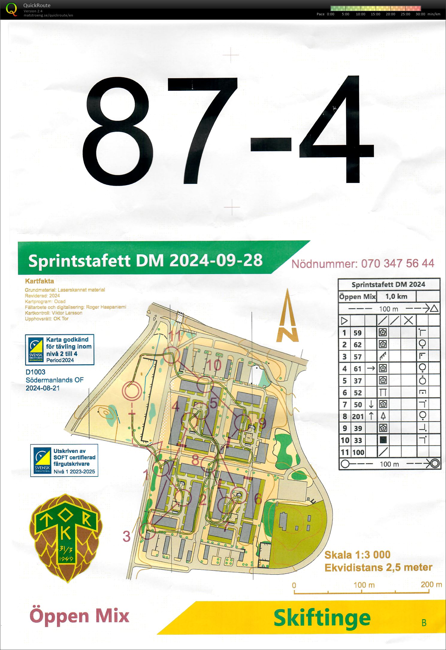 DM sprintstafett Södermanland str4 (28/09/2024)